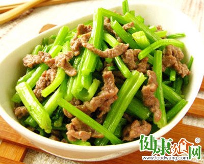 教你做出菜脆肉嫩的芹菜牛肉丝