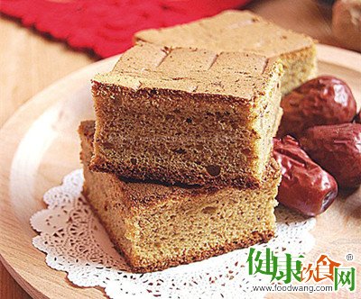 元宵节美食 核桃红枣糕