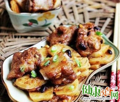 元宵节菜谱 豆豉年糕排骨