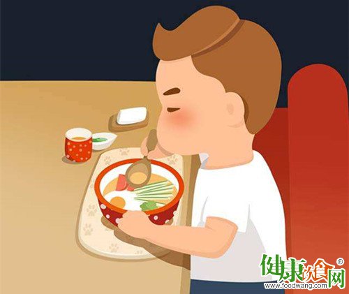 一个人吃饭不利于健康