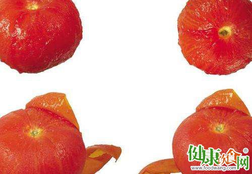 烹饪技巧:巧剥西红柿皮